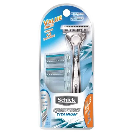 Schick Razor Set Quattro Titanm